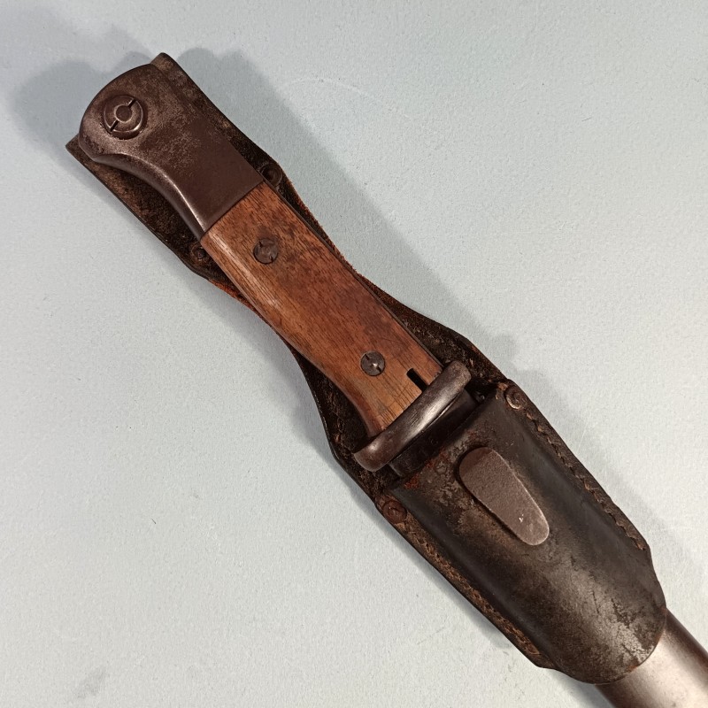 BAIONNETTE ALLEMANDE 98K FOURREAU ET BAIONNETTE AVEC MEME NUMERO FABRICANT A.S.W. E&F HÖRSTER SOLINGEN 1943